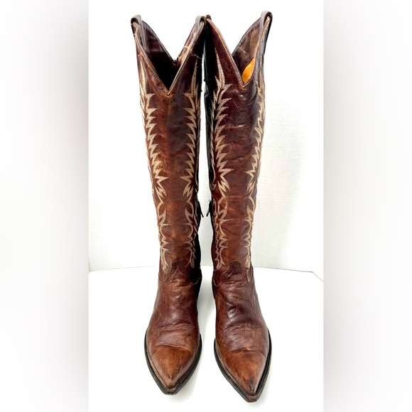 OLD GRINGO Mayra Embroidered Tall Leather Cowboy Cowgirl Western Boots Size 8.5 - Picture 6 of 15